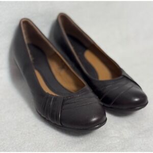 Thom McAn Jade Leather Pumps | Classic Comfort Work Heels Size 6‎ | Office Chic